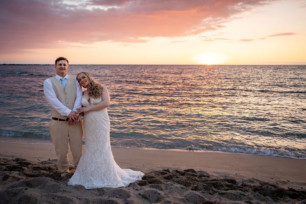 Anna & Jeremy Wedding @ Kuki’o Beach, Hawai’i Island